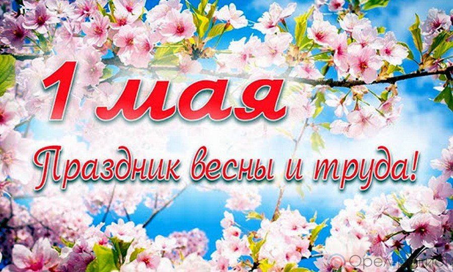 1 мая – Праздник  Весны и Труда.